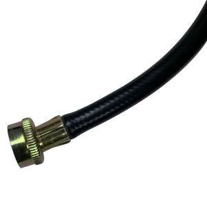Appli Parts APIH-5934E Manguera 1.5 m Entrada de Agua Lavadora con 2 Sellos o Gomas, rosca de 3/4 pulg, conexiones Recta y codo de 90 grados