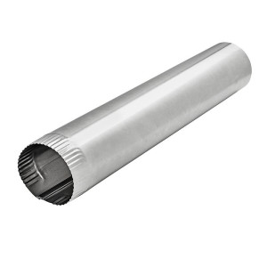 Lambro 749 Galvanized Snap-Lock Pipe 6 inch X 60 inch 