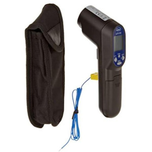 Supco LIT11TC Laser Infrared Thermometer with Probe, -60 to 700 Degrees C, -76 to 932 Degrees F, Accuracy of + or - 1 Degree C Supco LIT11TC Laser Infrared Thermometer with Probe, -60 to 700 Degrees C, -76 to 932 Degrees F, Accuracy of + or - 1 Degree C