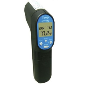 Supco LIT11TC Laser Infrared Thermometer with Probe, -60 to 700 Degrees C, -76 to 932 Degrees F, Accuracy of + or - 1 Degree C Supco LIT11TC Laser Infrared Thermometer with Probe, -60 to 700 Degrees C, -76 to 932 Degrees F, Accuracy of + or - 1 Degree C