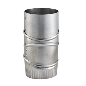 Lambro 726 Galvanized Adjustable Elbow 90 Degree 8 inch 