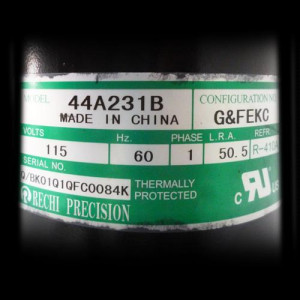 Rechi Compresor velocidad fija rotativo para Ecox 11.000 Btu 44A231BG FEKC 115v/60hz/1ph R410 201402000490 11103010001398 Rechi Compresor velocidad fija rotativo para Ecox 11.000 Btu 44A231BG FEKC 115v/60hz/1ph R410 201402000490 11103010001398