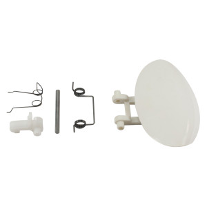 8182408 Appli Parts Manilla Blanca Puerta Lavadora Carga Frontal, Compatible con Whirlpool WP8182408 AP6011791 1065536 PS11744990 WX296, Modelo WX296AP 