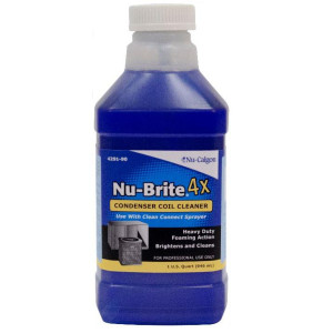 Nu-Calgon 4291-90 Limpiador Condensador Nu-Brite 4x Concentrado para ser utilizado con el Clean Connect Sprayer 1 Qt