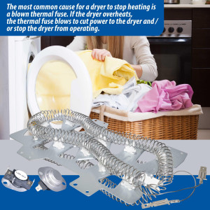 Appli Parts Heating Element Kit DC47-00019AKAP 
Includes: DC47-00019A Heater, DC47-00018A Thermostat, DC96-00887A Fuse, DC47-00016A Fuse