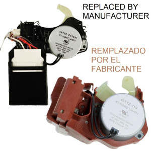 Whirlpool WPW10006355 Actuador Lavadora W10006355 49tyz-E120a.  Actualizado por el fabricante, pieza nueva no se parece a la pieza anterior.  Con conector adaptador, W11047472 W11198451