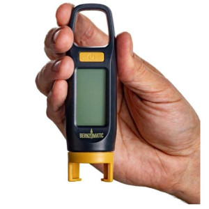 Bernzomatic Balanza Digital Medidor Combustible 423678 Compatible con cilindros desechables con conexion CGA600, Inluyendo combustibles de 14oz y Propano Camping gas de 16oz