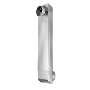 Lambro 3006 Rectangular Aluminum Dryer Duct, Titefit 90 Degree 24 inch - 41 inch