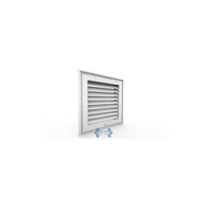 Rejilla de Retorno Estandar Aletas Curvas a 45 grados, Aluminio Blanco 36in x 12in Vermont R45LB36001200