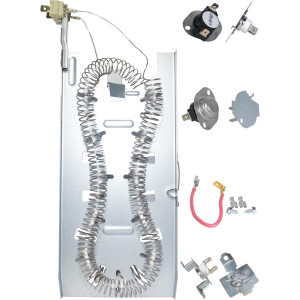 Appli Parts 3387747 Kit Resistencia Secadora 3387747KAP Compatible Kenmore Whirlpool KitchenAid y otras. 1 resistencia 3387747, 1 termostato 279816AP y 1 fusible termico 279973AP y 3392519AP