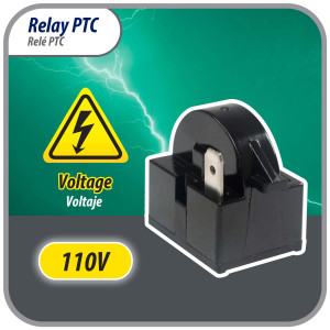 Appli Parts Interruptor de rele para mini nevera de 1 pin 4,7 Ohmnios, 110V, rele de arranque PTC universal, pieza de repuesto para multiples marcas de refrigeradores, enfriadores de vino APSR-4003P