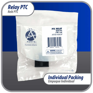 Appli Parts Interruptor de rele para mini nevera de 1 pin 4,7 Ohmnios, 110V, rele de arranque PTC universal, pieza de repuesto para multiples marcas de refrigeradores, enfriadores de vino APSR-4003P Appli Parts Interruptor de rele para mini nevera de 1 pin 4,7 Ohmnios, 110V, rele de arranque PTC universal, pieza de repuesto para multiples marcas de refrigeradores, enfriadores de vino APSR-4003P