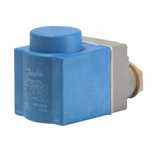 Danfoss 018F6756 Solenoid Coil 12 VDC, 60 Hz, 14 W, IP67, BE012DS, Terminal Box