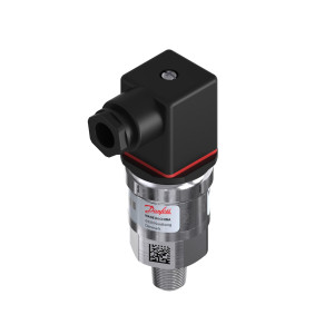 Transductor de Presion Danfoss Danfoss AKS 32, Tipo NPT, Tamanos de coneccion de presion 1/4-18,   0 - 13.79,  BAR 0 - 200 PSI 060G3804