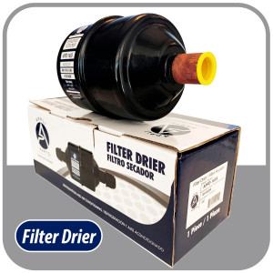 Appli Parts APFD-165S 5/8 in Liquid Line Refrigerant AC Filter Drier hvac Refrigeration 165S ODF Sweat Solder connection universal unidirectional 6in long 3in wide