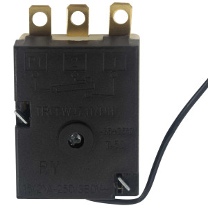 Appli Parts APRT-711 Termostato de Refrigeracion, con Temperatura minima de -35 C (-31 F) y temperatura maxima de +35 C (95 F), tubo capilar de 1200 mm y bulbo de 10.5cm modelo F2000 16A a 250V