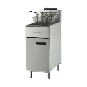 Migali 40 lb Freidora de Propano Liquido 90000 BTU 3 Quemadores 115V 60hz 1ph C-F40-LP