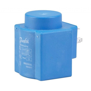 Danfoss 018F7365 Bobina para Solenoide 24 V, 60 Hz, 14 W, IP67, BB024BS, Termniales DIN
