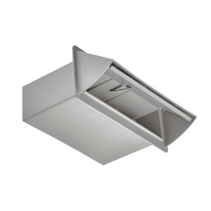 Lambro 1170G Gray Plastic Wall Cap Vent 3-1/4 inch X 10 inch Lambro 1170G Gray Plastic Wall Cap Vent 3-1/4 inch X 10 inch
