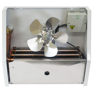 Oyon OEJ-1D Evaporador para Cuarto Frio 2966 BTU/h Media, 2170 BTU/h Baja, Descongelamiento Electrico, 220V/1Ph/50-60Hz UL SA44779