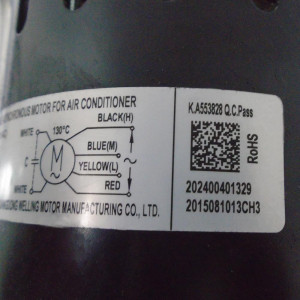 Fan Motor Indoor Unit Ecox Ysk115-4b(Ysk115-4c) 220-240v/60hz 115w 4p 1.02a Bcl Lra 1.33a 11002012000370 / 202400401329 Fits: Eihptc036cxxb / Eptc036c10b