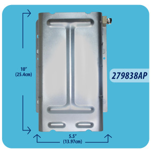 279838 Appli Parts Resistencia Secadora 279838AP para remplazo de producto original Whirlpool con numeros 279837 3398063 3398064 3403585 8565582 W10724238 elemento calefactor para piezas OEM de marcas como Whirlpool Amana Kenmore Maytag y otras