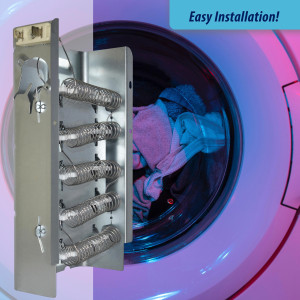 279838 Appli Parts Resistencia Secadora 279838AP para remplazo de producto original Whirlpool con numeros 279837 3398063 3398064 3403585 8565582 W10724238 elemento calefactor para piezas OEM de marcas como Whirlpool Amana Kenmore Maytag y otras