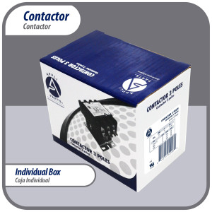 Contactor 3 Polos 75A 24V repuesto para compresores de CA y otras aplicaciones electricas Certificacion UL 476929 de Trabajo Pesado, Appli Parts modelo APAC-37524