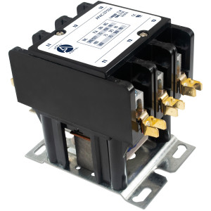 Contactor 3 Polos 75A 24V repuesto para compresores de CA y otras aplicaciones electricas Certificacion UL 476929 de Trabajo Pesado, Appli Parts modelo APAC-37524