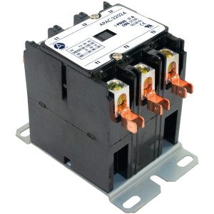 Appli Parts APAC-32024 Contactor 3 Polos 20A 24V Bobina Repuesto para Compresores de CA y Aplicaciones Electricas Certificacion UL E476929 de Trabajo Pesado