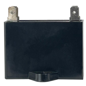 Appli Parts Fan Capacitor 6 mfd (microfarads) uf 250 VAC 4 Terminal Connections compatible with any brand within the same range of capacitance 1-7/8in Width 3/4in Depth 1-3/4in Height CAP-6-250