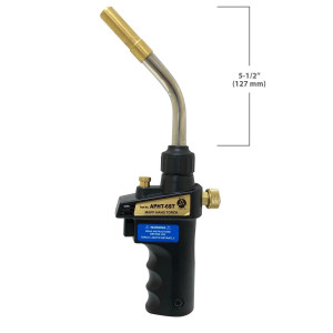 Appli Parts APHT-6ST Soplete Boquilla de Soldar con encendedor y seguro, Antorcha, Lampara para soldadura blanda o fuerte con Mapp o Propano para uso en refrigeracion, aire acondicionado y mas