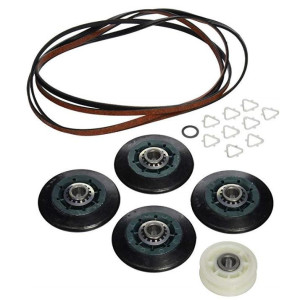 Whirlpool 4392067 Genuine OEM Dryer Repair Kit 
Include: 279640 Idler Pulley, W10314173 Drum Roller, 661570 Belt 
Fits: 80047 2015 4392067RC 587637
