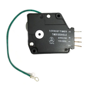 Appli Parts APDT-6251 6 hr, 25 min, 110 V, 60 Hz, Timer de Deshielo Pin 2143 para Refrigeradoras, remplaza TIM-103 y otras Appli Parts APDT-6251 6 hr, 25 min, 110 V, 60 Hz, Timer de Deshielo Pin 2143 para Refrigeradoras, remplaza TIM-103 y otras