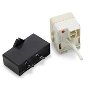 W10613606 Whirlpool Relay y capacitor para compresor de refrigeradora W10416065 67005560 3023300 67003186 67003764 67005561 67005562 8171210 8208290 8208368 C8931605 