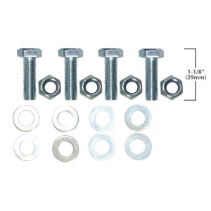Appli Parts APAB-AFK3 Kit de montaje para soporte de Unidad Condensadora de Mini Split, incluye almohadillas de goma, tornillos, niveladores, expansores