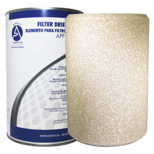 Appli Parts APFD-D48 Nucleo Cartucho para Filtro de Linea Liquido y Succion Elimina Acido y Humedad con altura de 14cm y 9.5cm de diametro, incluye Sello 