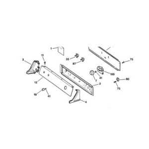 WH1X2721 Appli Parts Perilla Blanca Lavadora WH1X2721AP Compatible con General Electric GE WE1X1208 WE1X1207 WE1X1228 WE01X10033 WE01X10038 WH1X1208 WE1X2721 WE01X10156