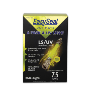 Nu-Calgon 4050-12 EasySeal LS/UV Direct Inject, Sirve de 2 a 7.5 Tons 6 Inject con 1 Luz UV