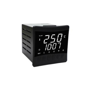 Full Gauge Oven Thermostat Timer 85-265V 50/60Hz Thermon for Gas, Electric or Wood-Fired Oven 14F to 932F, 7 Relay Outputs, 1 Digital Input, 1 Flame Sensor, Internal Buzzer TO-711F
