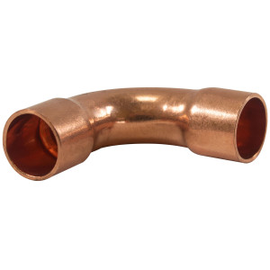 Appli Parts AP-C038L Codo de 90 grados giro Largo 3/8 in, Accesorios de tuberia de cobre CxC Conexiones soldadas para aplicaciones de refrigeracion, aire acondicionado y plomeria Tuberia ACR y tipo L