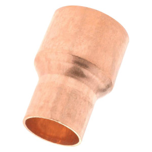 Appli Parts AP-R012014 Reductor de Cobre de 1/2x1/4 pulg Conexiones CxC soldadas para aplicaciones de refrigeracion, aire acondicionado y plomeria Tuberia de cobre ACR y Tipo L