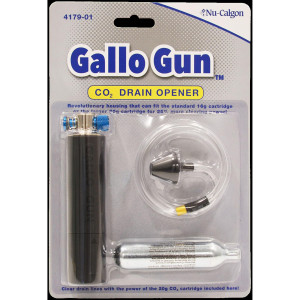 Nu-Calgon 4179-01 Pistola CO2 Gallo para drenaje Nu-Calgon 4179-01 Pistola CO2 Gallo para drenaje