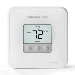 Honeywell TH1110D2009/U Termostato para Aire Acondicionado No-Programable 1 Calor/1 Cool Bombas de Calor o 1 Calor/1 Cool Sistemas Convencionales con Pantalla LCD