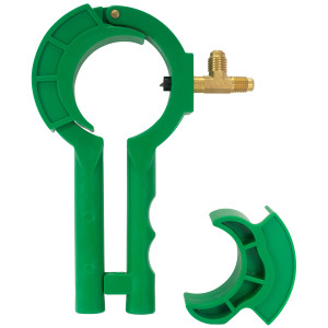 MA-Line MA-49116A Valvula para lata de Refrigerante y Aditivos 3 en 1. Incluye 1/2pulg ACME y 1/4pulg Flare con Valvula Check