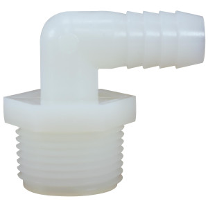 MA-Line MA-22117 Nylon Condensate Line Fitting Elbow 1/2in Barb x 3/4in NPT (4 x Bag) MA-Line MA-22117 Nylon Condensate Line Fitting Elbow 1/2in Barb x 3/4in NPT (4 x Bag)
