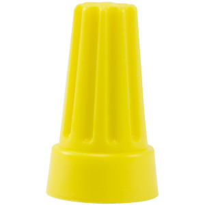 MA-Line MA01021-3 Terminal de Rosca Amarillo para Cables desde AWG 10 hasta 18. Bolsa de 100
