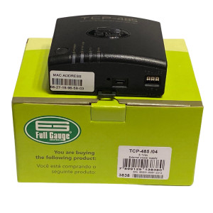 Full Gauge TCP-485 Convertidor (RS-485, Ethernet RJ-45) 1 Cable, 1 Transformador para interconexion con SITRAD