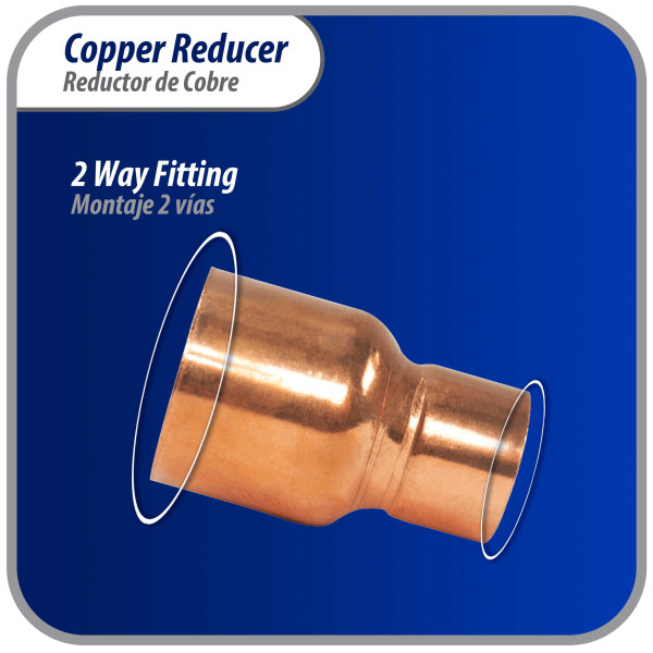 Appli Parts AP-R034012 3/4x1/2 in Reducing Bushing Copper pipe fittings ...