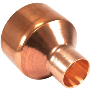 Appli Parts AP-R218078 Reductor de Cobre de 2-1/8x7/8 pulg Conexiones CxC soldadas para aplicaciones de refrigeracion, aire acondicionado y plomeria Tuberia de cobre ACR y Tipo L